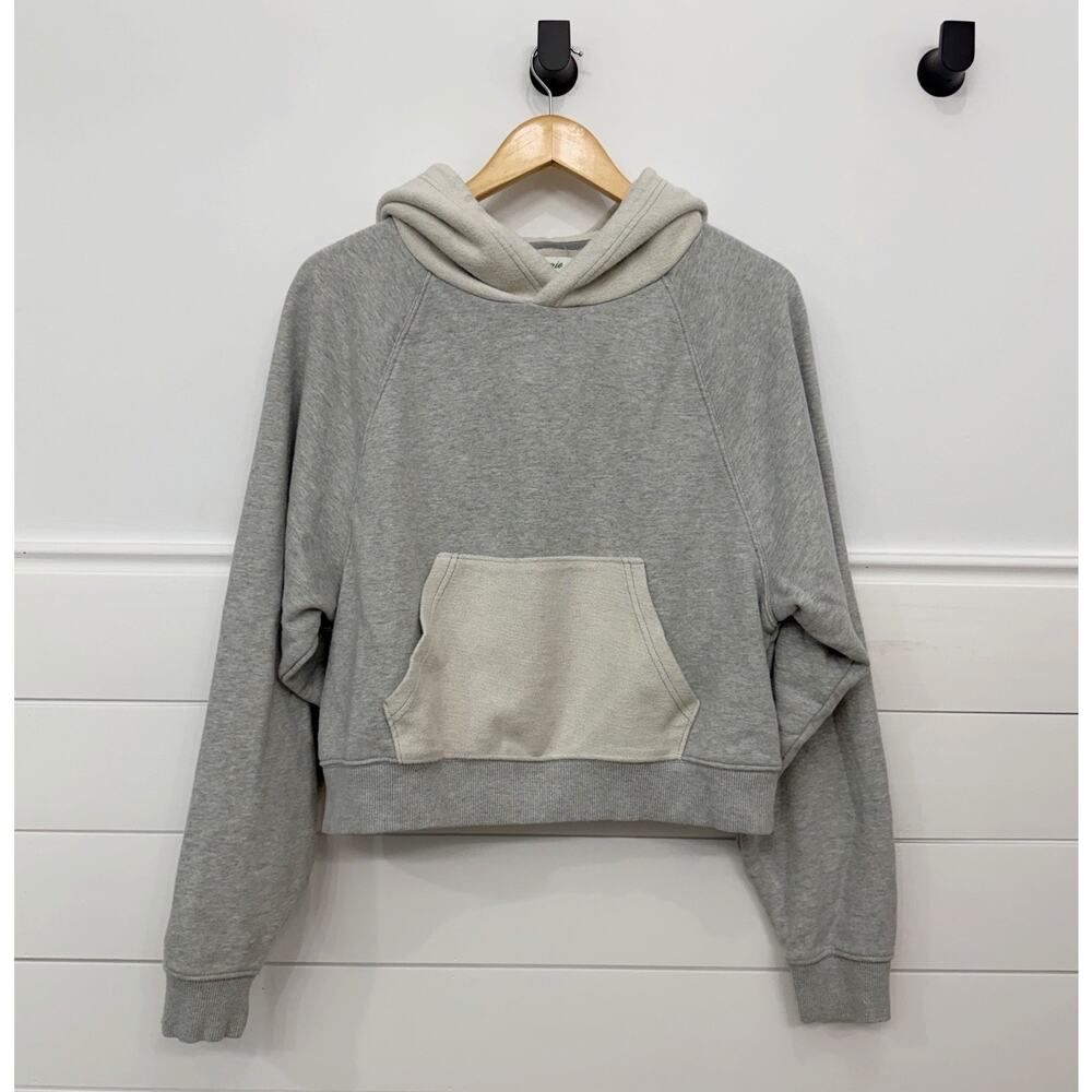 Women’s American Eagle Aerie Pullover Hooded Sweatshirt Gray M